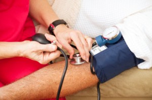 Testing Blood Pressure - Closeup